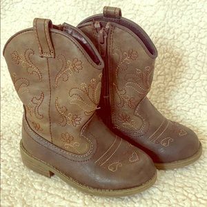 Adorable Brown Cowgirl Boots